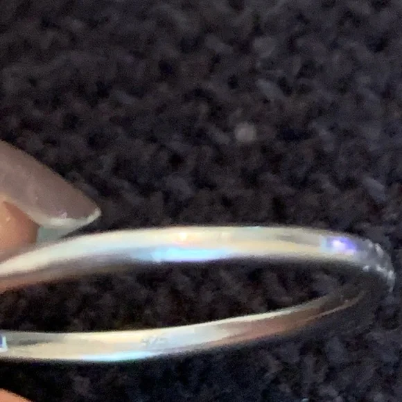 PRE-LOVED DIAMOND PAVÉ RING SIZE 7 - Picture 4 of 5